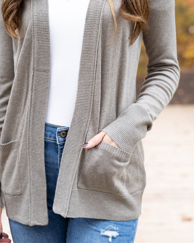 At Daybreak Cardigan - Dusty Olive