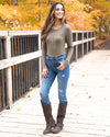 Closer To You Bodysuit - Olive
