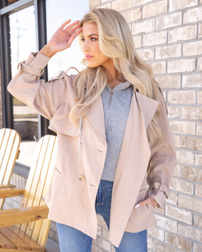 Best Of Both Worlds Jacket - Beige