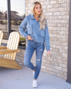 Morning Chill Pullover - Baby Blue