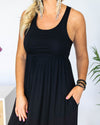 Inner Circle Maxi Dress - Black