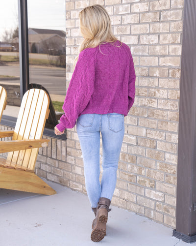For The Best Sweater - Magenta