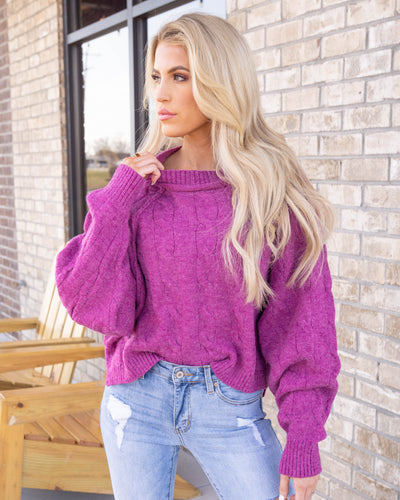 For The Best Sweater - Magenta