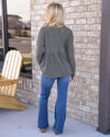 Comfortably Cute Top - Dusty Blue