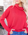 Warm The Night Top - Red