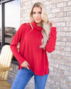 Warm The Night Top - Red