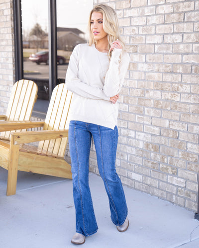 Hold Me Close Sweater - Taupe