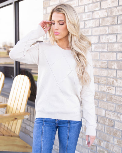 Hold Me Close Sweater - Taupe