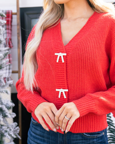 The Most Wonderful Day Sweater - Red