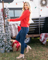 The Most Wonderful Day Sweater - Red