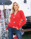 The Most Wonderful Day Sweater - Red