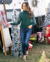All Things Merry Top - Green