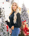 All Things Merry Top - Black