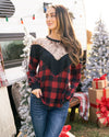 Season Of Sparkle Top - Black