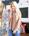 Warm The Night Top - Tan