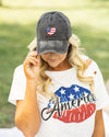 American Heart Hat - Charcoal