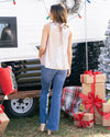 Rooftop Celebration Top - Dusty Mauve