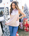 Rooftop Celebration Top - Dusty Mauve