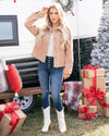 Sipping Hot Cocoa Jacket - Khaki