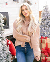 Sipping Hot Cocoa Jacket - Khaki