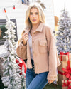 Sipping Hot Cocoa Jacket - Khaki