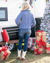 Into The Unknown Sweater - Denim Blue