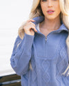 Into The Unknown Sweater - Denim Blue