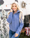 Into The Unknown Sweater - Denim Blue