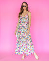 Eden V-Neck Pocketed Maxi Dress - Sage Multi