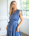 She's A Charmer Midi Dress - Midnight Blue