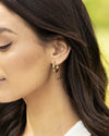 Stay Golden 14K Gold Dipped Hoops - Gold