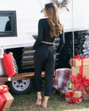 All Set To Relax Top - Black