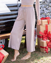 All Set To Relax Pants - Taupe