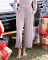 All Set To Relax Pants - Taupe