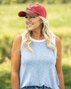 American Eagle Hat - Red