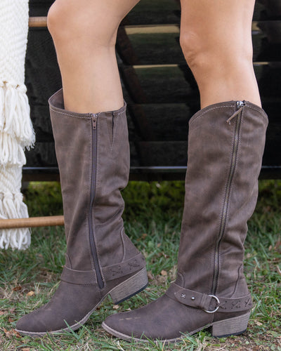 Jenni Riding Boot - Smoky Brown