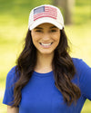 American Flag Hat - Oatmeal