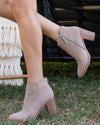 Bonnie Ankle Bootie - Stone