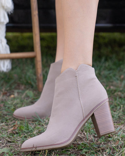 Bonnie Ankle Bootie - Stone