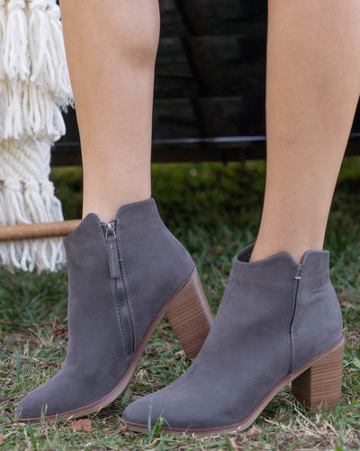 Bonnie Ankle Bootie - Charcoal