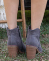 Bonnie Ankle Bootie - Charcoal