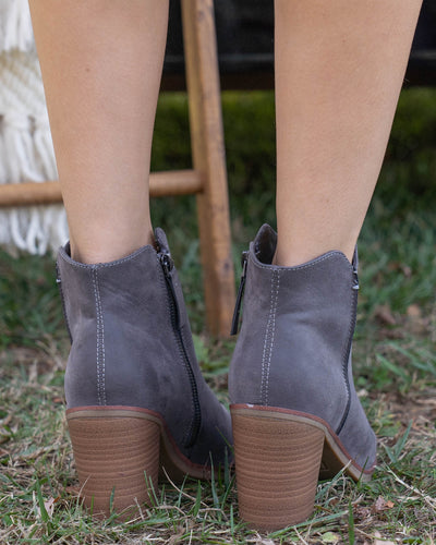 Bonnie Ankle Bootie - Charcoal