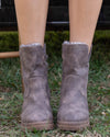 Reagan Booties - Dark Taupe