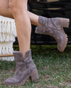 Reagan Booties - Dark Taupe