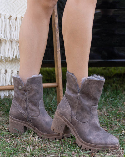 Reagan Booties - Dark Taupe