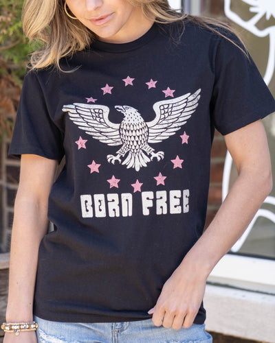 Born Free Graphic Tee - Black