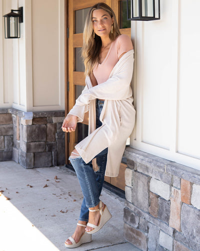 Cozy Comforts Cardigan - Cream