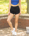 Sydney Athleisure Shorts - Black