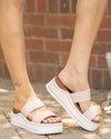 Easy Going Platform Sandal - Blush