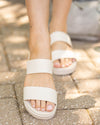 Cora Python Print Sandal - Stone